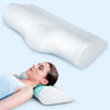 Cervical Neck Pillows for Pain Relief Sleeping, High-Density Memory Foam Pillow Neck Bolster Support Pillow Neck and Shoulder Relaxer, Neck Decompression Devices Orthopedic Roll Pillow for Bed Office