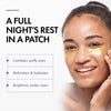 depology Restoring Hydrogel Under Eye Patch | 60 Patches | Brightening Caffeine Gold Pads for Dark Circles | Puffiness | Wrinkles | Refresh | Travel