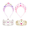 Melissa & Doug Dress-Up Tiaras for Costume Role Play (4 pcs),Pink, Purple, Silver, Gold