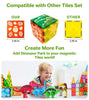 Magnetic Tiles Dinosaurs Magnet Building Blocks Toys for Kids Ages 3-5 4-8 8-12 Creative Animals Educational Stack Connecting Tile Construction for Boys Girls Toddlers 1-3 Year Old to STEM Learning