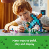 LEGO Minecraft The Sword Outpost 21244 Building Toys - Featuring Creeper, Warrior, Pig, and Skeleton Figures, Game Inspired Toy for Fun Adventures and Play, Gift for Kids, Boys, and Girls Ages 8+