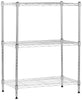 Amazon Basics 3-Shelf Narrow Adjustable, Heavy Duty Storage Shelving Unit (250 lbs loading capacity per shelf), Steel Organizer Wire Rack, Chrome, 23.2