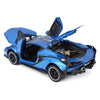 SASBSC Toy Cars Lambo Sian FKP3 Metal Model Car with Light and Sound Pull Back Toy Car for Boys Age 3 + Year Old (Blue)