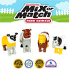 Magnetic Mix or Match Farm Animals Toy Play Set, 16 Pieces