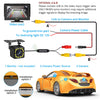 INCLAKE Car Backup Camera, Rear View Camera Ultra HD 12 LED Night Vision, Waterproof Reverse Camera 140° Wide View Angel with Multiple Mount Brackets for Universal Cars, SUV, Trucks, RV and More