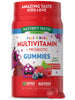 Kids Multivitamin Gummies with Probiotics | 60 Count | Vegetarian, Non-GMO, Gluten Free Supplement | Vitamin C, D3 & Zinc | Berry Punch Flavor | by Nature's Truth