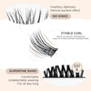 ???????????????? Lash Clusters, 144 Pcs Cluster Lashes, DIY Cluster Eyelash Extensions Mega Volume Reusable Individual Lashes Cluster Volume Look Super Thin Band & Soft(Volume,C-10-16mix)