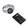 SEIKO SSK003 Watch for Men 5 Sports Collection - Stainless Steel Case and Bracelet, Blue Dial