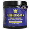 Advanced Sleep Aid for Men, Nootropic Night Time Burner & Anabolic Recovery, Natural Sleep Supplement with Magnesium Glycinate, Apigenin, Selenium - Vanilla Flavor | Alpha Grind PM