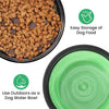 collapsible pet bowl- large size (1000ml) |portable water bowl|foldable silicone bowl | lightweight and travel friendly for hiking, walking & camping (green)