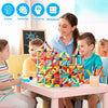 DMOIU Magnetic Building Blocks STEM Educational Toy for Kids Montessori Learning Sticks and Balls, Sensory Activities Toys for Toddlers, Gift for Boys and Girls Preschool