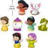 Fisher-Price Little People Toddler Toys Mattel Disney Princess Story Duos 8-Piece Figure Set for Preschool Pretend Play Ages 18+ Months