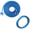 Skar Audio 4 Gauge Amplifier Wiring Kit - Blue, Copper Clad Aluminum, SKAR4ANL-CCA