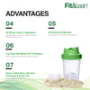 Fit & Lean Meal Shake, Fat Burning Meal Replacement, Protein, Fiber, Probiotics, Vanilla, 1lb, 10 Servings Per Container