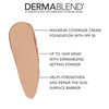 Dermablend Cover Creme High Coverage Foundation with SPF 30, 25N Natural Beige, 1 Oz.