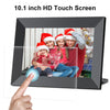 Frameo 10.1 Inch WiFi Digital Picture Frame with 1280 * 800P IPS Touch Screen HD Disply,Built-in 16GB Storage,Video Clips and Slide Show,Send Photos Instantly from Anywhere with via Free APP