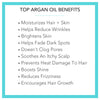Pure Body Naturals Argan Oil for Skin and Face, 4 fl oz - Cold Pressed, Light, Pure Argan Oil for Hair - Aceite de Argan
