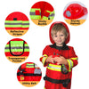 Liberry Fireman Costume for Kids 3 4 5 Years Old, Firefighter Tools with Fire Extinguisher, Pretend Play Toy Gift for Toddler Boys & Girls