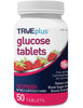 TRUEplus® Glucose Tablets, Raspberry Flavor - 50ct