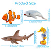 Toymany 14-Piece Realistic Sea Animal Figurines Set: 2-6