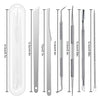 6pcs Ingrown toenail Tool, Toenail File and Lifters, Professional Surgical Stainless Steel Ingrown Toenail Removal Tool Kit, Under Nail Cleaner Tools Pain Relief(Natural color)