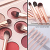 Eye Makeup Brush Set, 6 Pcs Professional Blending Eyeshadow Makeup Brushes for Concealer Eyebrows Eyeliner, Soft Hairs & Wood Handle