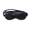 Slip Silk Sleep Mask, Black (One Size) - 100% Pure Mulberry 22 Momme Silk Eye Mask - Comfortable Sleeping Mask with Elastic Band + Pure Silk Filler and Internal Liner