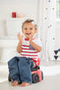 The First Years Training Wheels Racer Potty Training Toilet - Race Car Training Potty - Includes Detachable Toddler Toilet Seat and Kids Potty - Ages 18 Months and Up