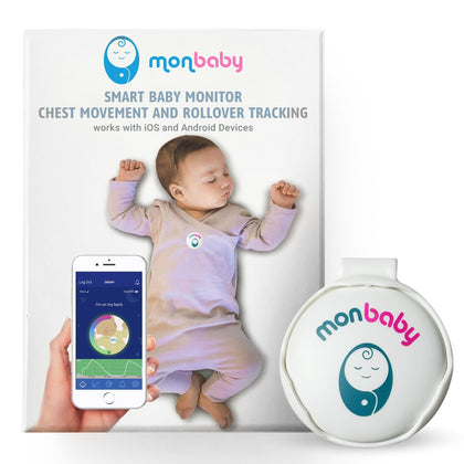 MonBaby Smart Baby Monitor: Tracks Chest Movement, Rollovers & Sleeping Position. Real-Time Alerts to Smartphone When Baby May Need Attention. HSA and FSA Approved. Low-Energy Bluetooth Connectivity