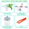 Bug Catcher Kit for Kids, Outdoor Explorer Toys for Kids Ages 4-6 6-8, Bug Vacuum Catcher Gun, Critter Keeper Habitat, Live Insect Terrarium Kit, Observation Cup, Tweezers, Gift for 4 5 6 7 8+ Boys