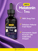 Kids Melatonin Liquid | 1 fl oz | Two Pack | Natural Fruit Flavor | Drug Free | by Carlyle