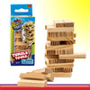 Real Wood Mini Tumble Tower Classic Game (12 Sets) Travel Size 4 Inch by JARU. Mini Wooden Tumbling Tower Blocks Toy Party Favors Board Games Toys. 3276-12p