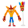 BANDAI Crash Bandicoot 11cm Mask HE12294 | Collectable Retro Gaming Figure for Kids with Accessory