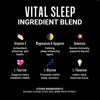 Advanced Sleep Aid for Men, Nootropic Night Time Burner & Anabolic Recovery, Natural Sleep Supplement with Magnesium Glycinate, Apigenin, Selenium - Vanilla Flavor | Alpha Grind PM