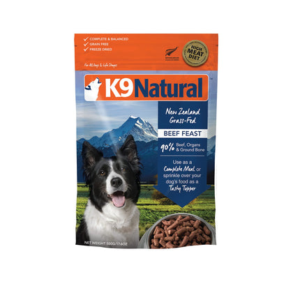 K9 Natural Grain-Free Freeze-Dried Dog Food Beef 17.6 Ounce