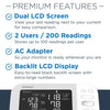 OMRON Platinum Blood Pressure Monitor, Upper Arm Cuff, Digital Bluetooth Blood Pressure Machine, Stores Up To 200 Readings for Two Users (100 each)