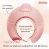 KOMIDK Shower Cap for Kids,Baby Shower Cap Protection Eye Ear for Toddler, Baby, Kids, Children (Pink)