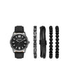 Skechers Men's Sets Quartz Watch and Bracelet Gift Set Watch, Color: Black (Model: SR9043)