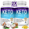 Toplux Keto MCT Oil Capsules Ketosis Diet - 3000mg Natural Pure Coconut Oil Extract Pills to Support Ketogenic Diet, Source of Energy, Easy to Digest for Men Women, 90 Softgels, Supplement