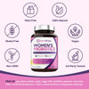 Doctor's Recipes Womens Probiotic, 60 Caps 50 Billion CFU 16 Strains, with Organic Cranberry, Digestive Immune Vaginal & Urinary Health, Shelf Stable, Delayed Release, No Soy Gluten Dairy