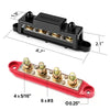 MOFEEZ Power Distribution Block Bus Bar, 4 x 5/16