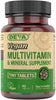 DEVA Tiny Tablets Vegan Multivitamins for Women & Men, Multivitamin with Iron, Mineral Supplement, Vitamin C, Vitamin B Complex, Vitamin B12, Vitamin E, Zinc, Gluten Free, 90 Tablets