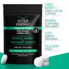 Viter Energy Extra Strength Caffeinated Mints 80mg Caffeine, B Vitamins, Sugar Free. (Peppermint, 8oz, Bulk Bag)