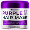 Purple Hair Mask - Deep Conditioner and Toner for Blonde, Brassy Hair - Hydrating Repair and After Bleach Treatment for Damaged and Dry Hair - Moisture Conditioning for Bleached Women and Men