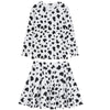 ZeroShop Dalmatian Costume Kids,101 Days of School Outfit Clothes Shirt Dress Tutu for Girls Ears Headband Socks Accessories,6