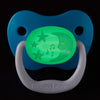 Amazon Brand - Mama Bear Glow-in-the-Dark Baby Pacifier, Stage 2 (6-12M), BPA Free, Assorted Colors, 4 count (Pack of 1)