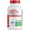 Bronson Antarctic Krill Oil 2000 mg with Omega-3s EPA, DHA, Astaxanthin and Phospholipids 120 Softgels (60 Servings)