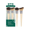 EcoTools New Natural Blush & Highlight Duo, Face Makeup Brushes For Liquid & Cream Foundation, Contour, Blush & Highlight, Dense, Synthetic Bristles For Makeup Blending, Vegan & Cruelty-Free, 2 Count