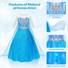 Meland Princess Dresses for Girls - Princess Costume for Girls Pretend Play, Dress Up Clothes for Girls Age 3-8 Year Old (5-6 Years)