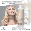 Purezero Coconut Milk Shampoo & Conditioner set - Intense Hydration & Increase Shine - Fight Dandruff & Frizz - Zero Sulfates, Parabens, Dyes - 100% Vegan & Cruelty Free - Great For Color Treated Hair